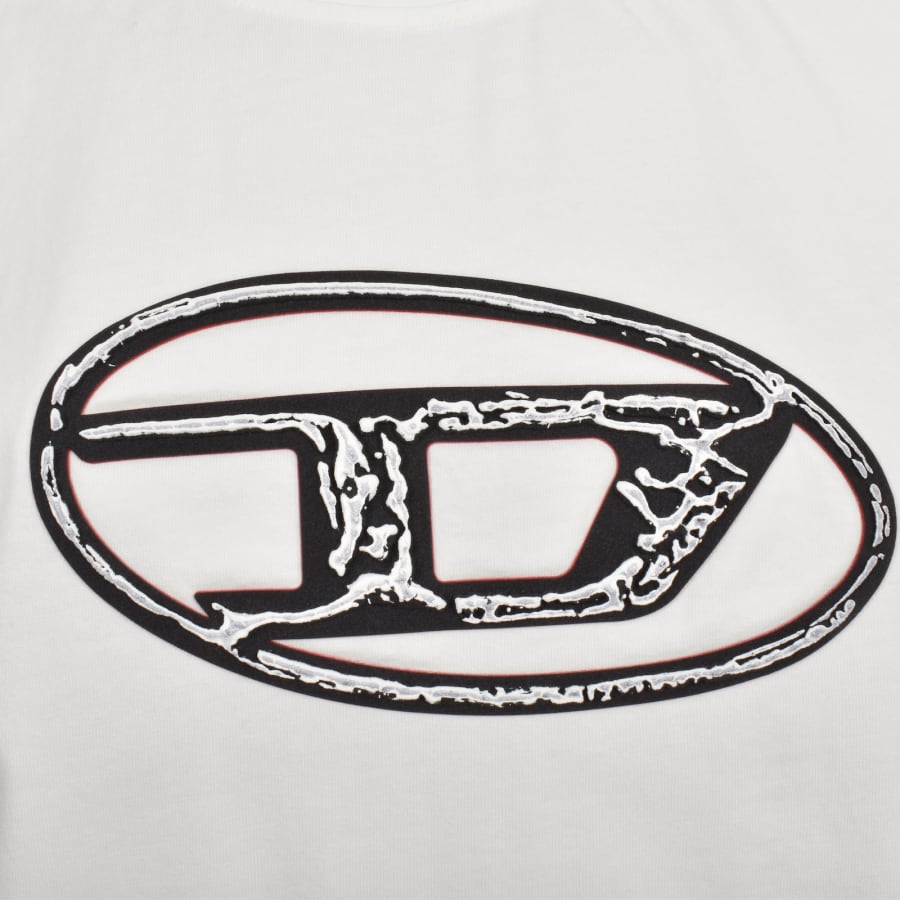 Diesel T Box Q22 Relaxed Fit T Shirt White | Mainline Diesel T Box Q22 Relaxed Fit T Shirt White | Mainline